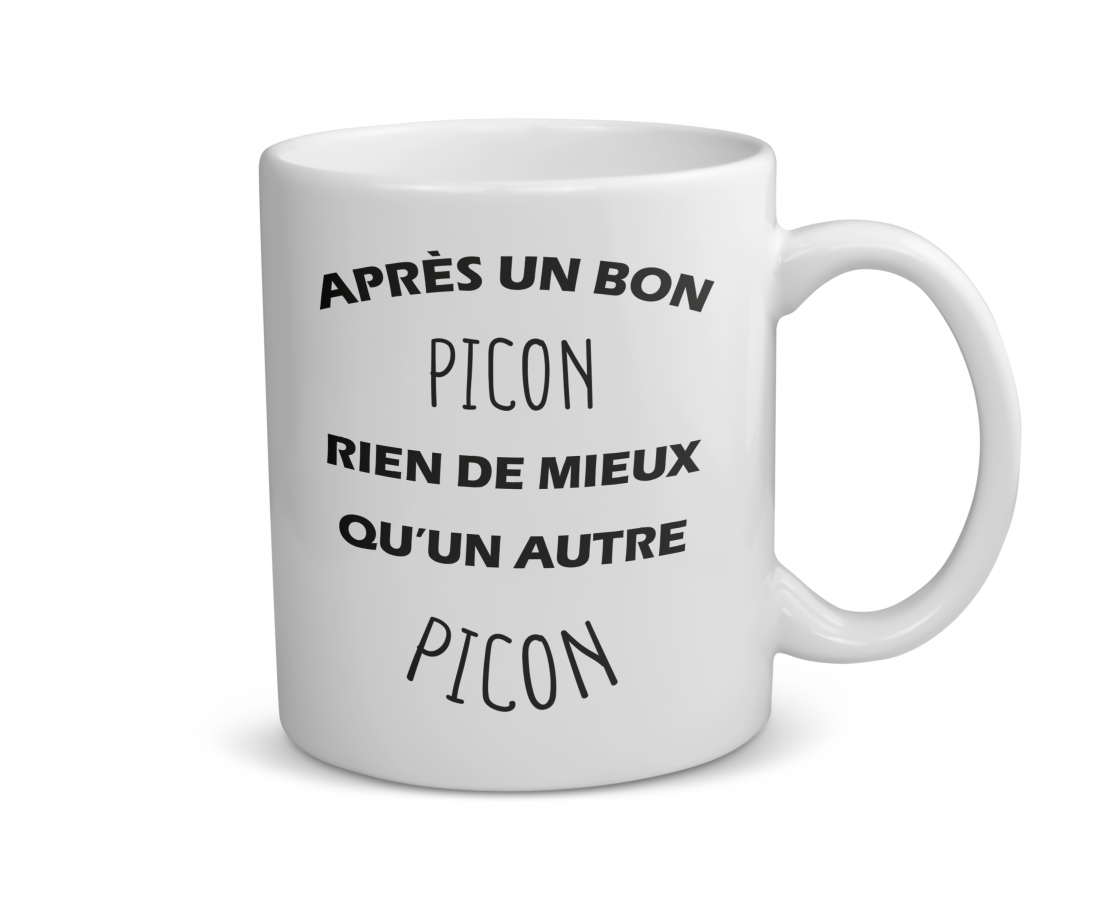 Mug céramique | Après un bon picon rien de mieux qu’un autre picon