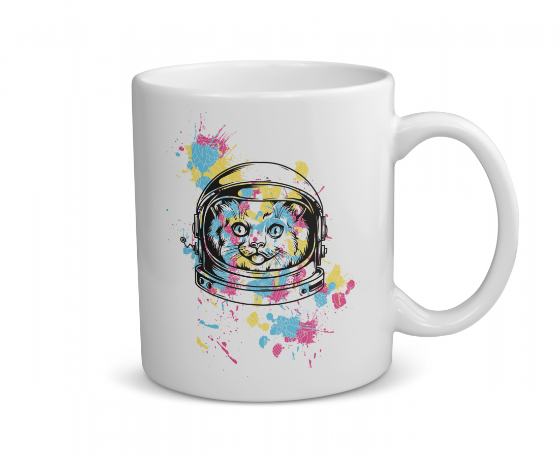 Mug céramique | Chat astronaute