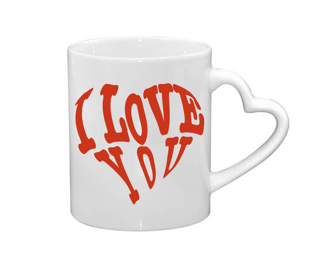 Mug coeur céramique | I LOVE YOU