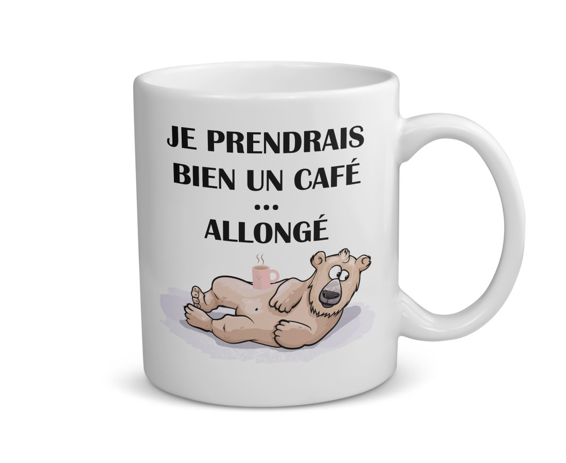 Mug céramique | Je prendrais bien un café allongé