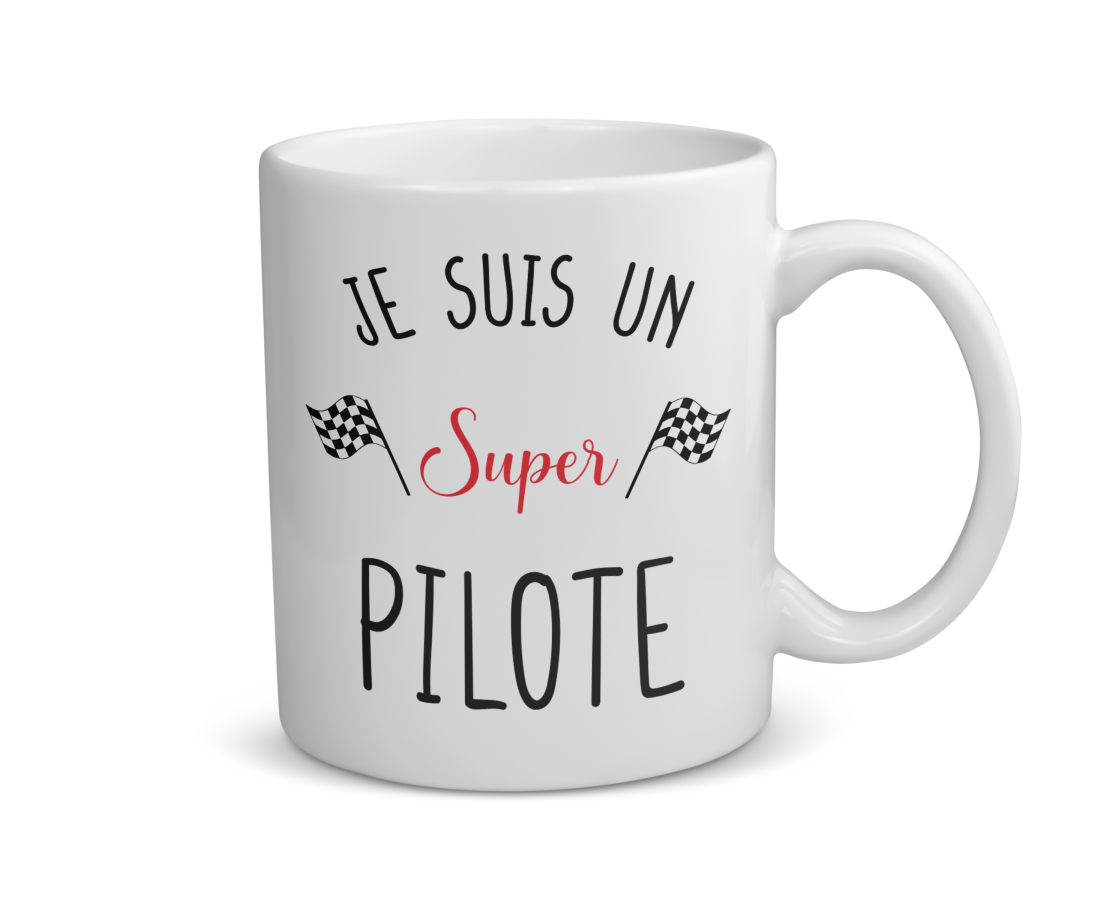 Mug céramique | Je suis un super pilote