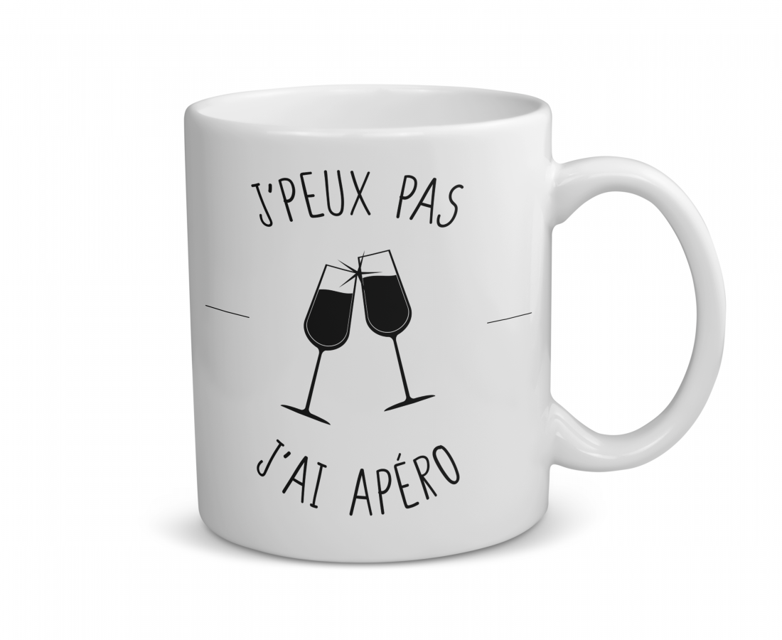 Mug céramique | J’peux pas j’ai apéro