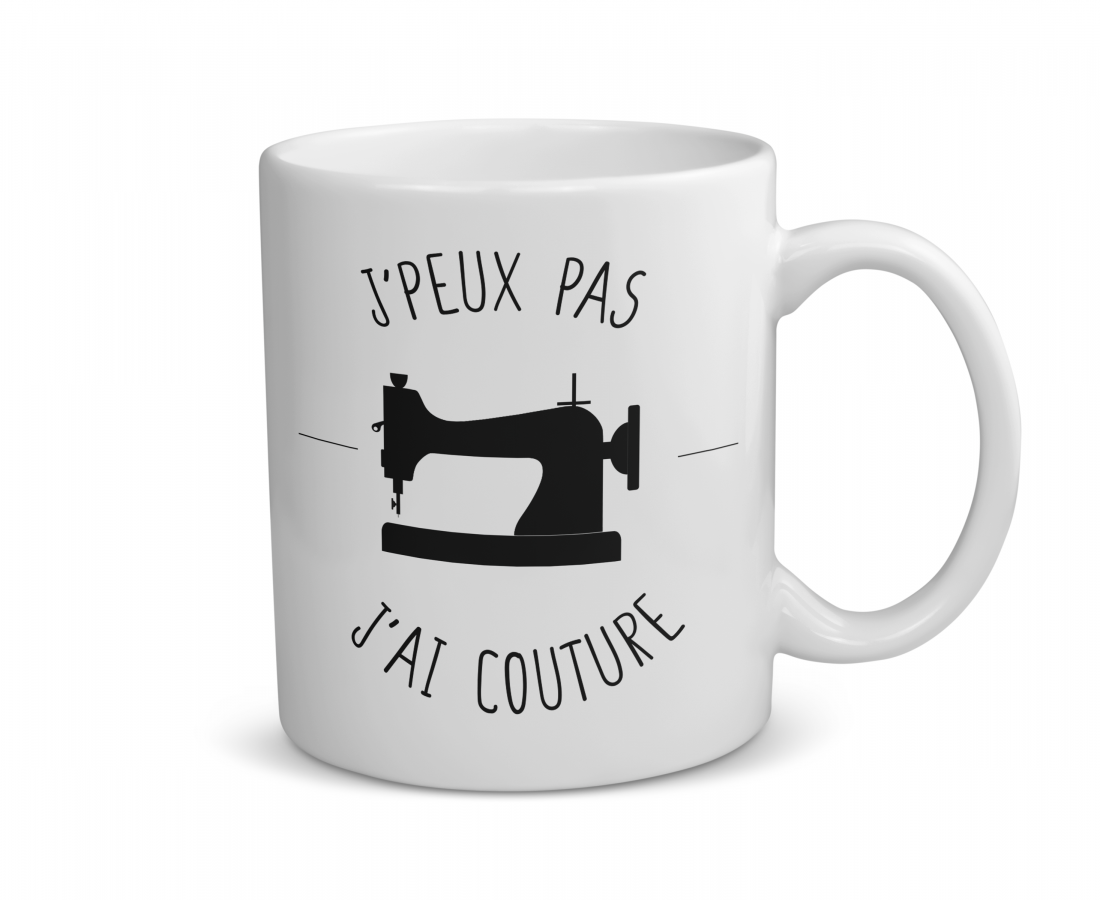 Mug céramique | J’peux pas j’ai couture