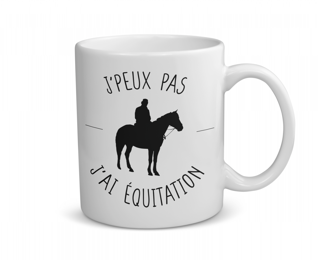 Mug céramique | J’peux pas j’ai équitation