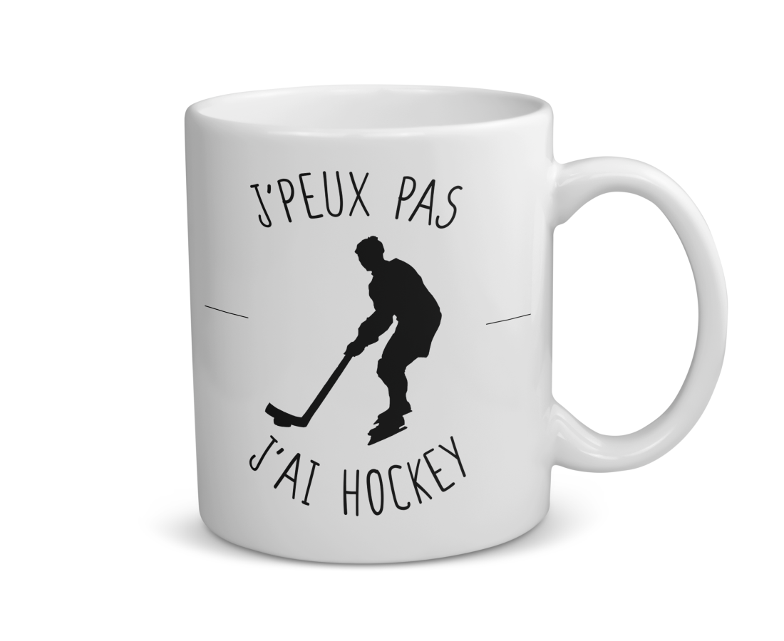 Mug céramique | J’peux pas j’ai hockey