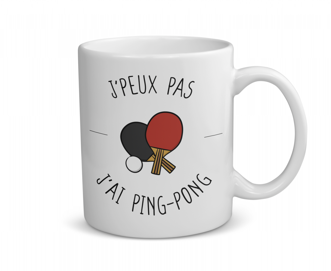 Mug céramique | J’peux pas j’ai ping-pong