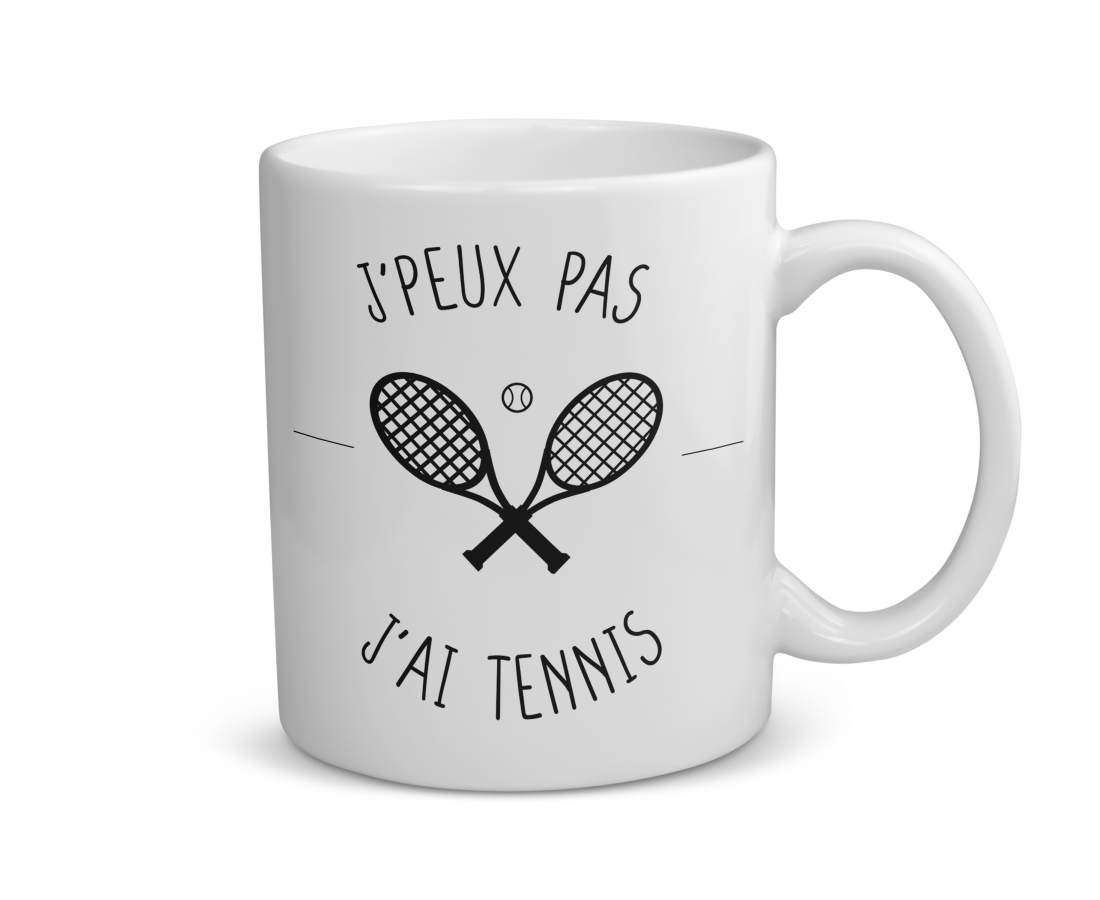 Mug céramique | J’peux pas j’ai tennis