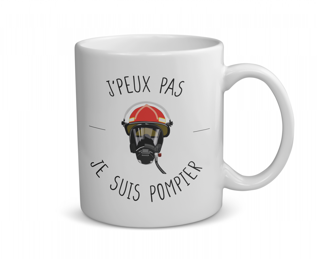 Mug céramique | J’peux pas je suis pompier