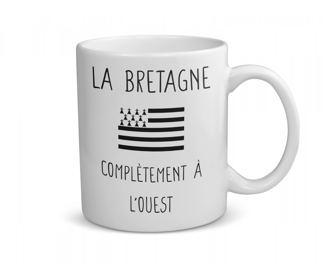 Mug céramique | La bretagne complètement à l’ouest