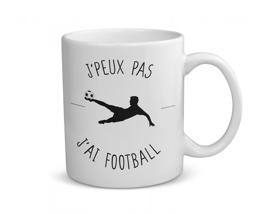 Mug céramique | J’peux pas j’ai football