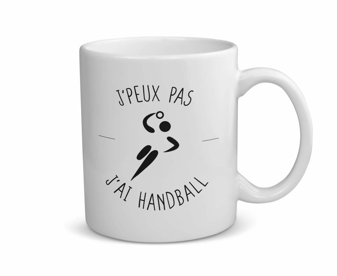 Mug céramique | J’peux pas j’ai handball