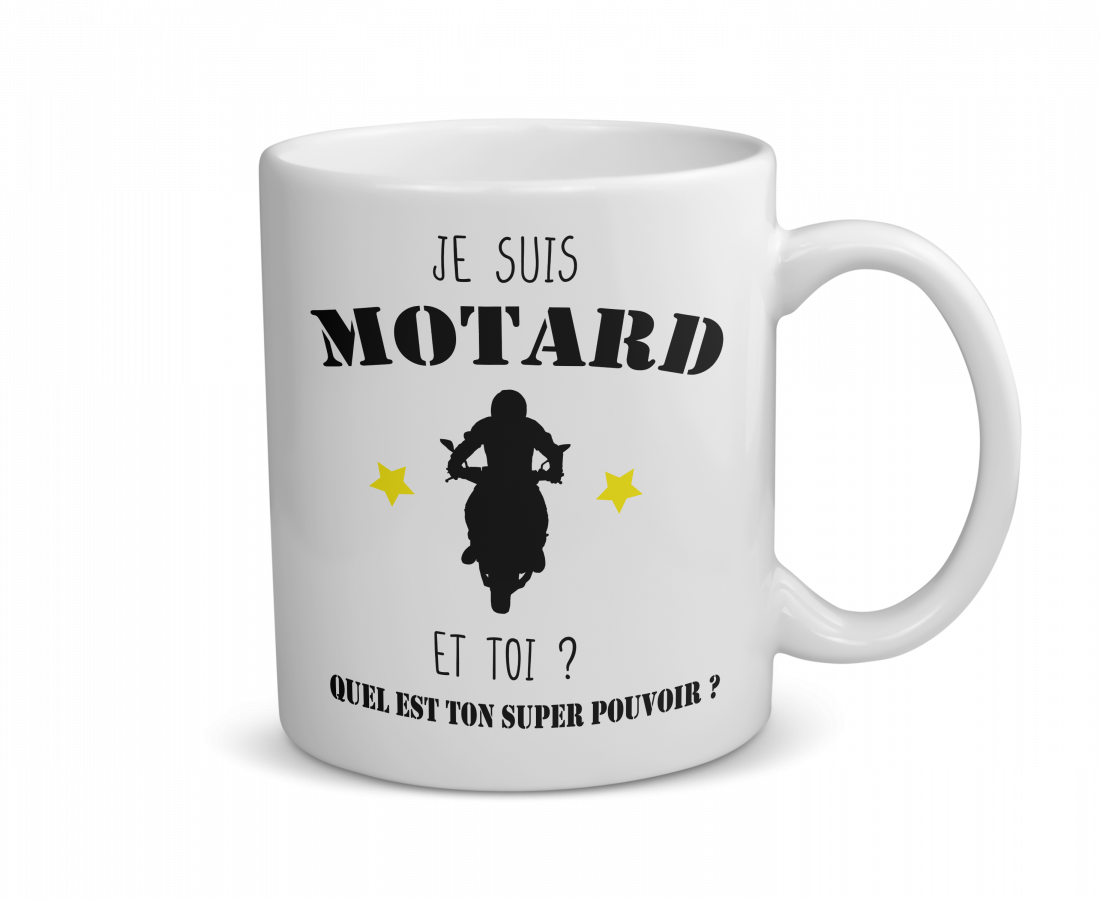 Mug céramique | Je suis motard