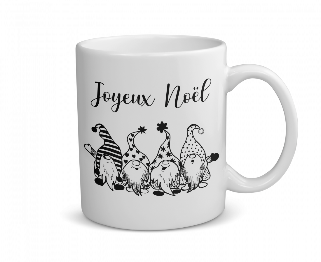 Mug céramique | Joyeux Noël nains