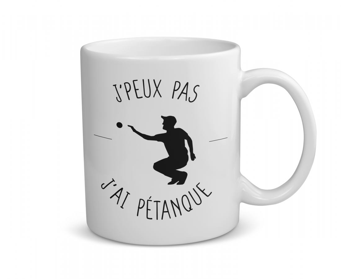 Mug céramique | J’peux pas j’ai pétanque