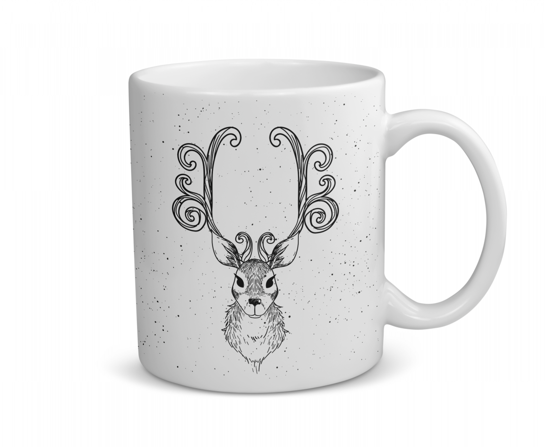 Mug céramique | Renne de Noël