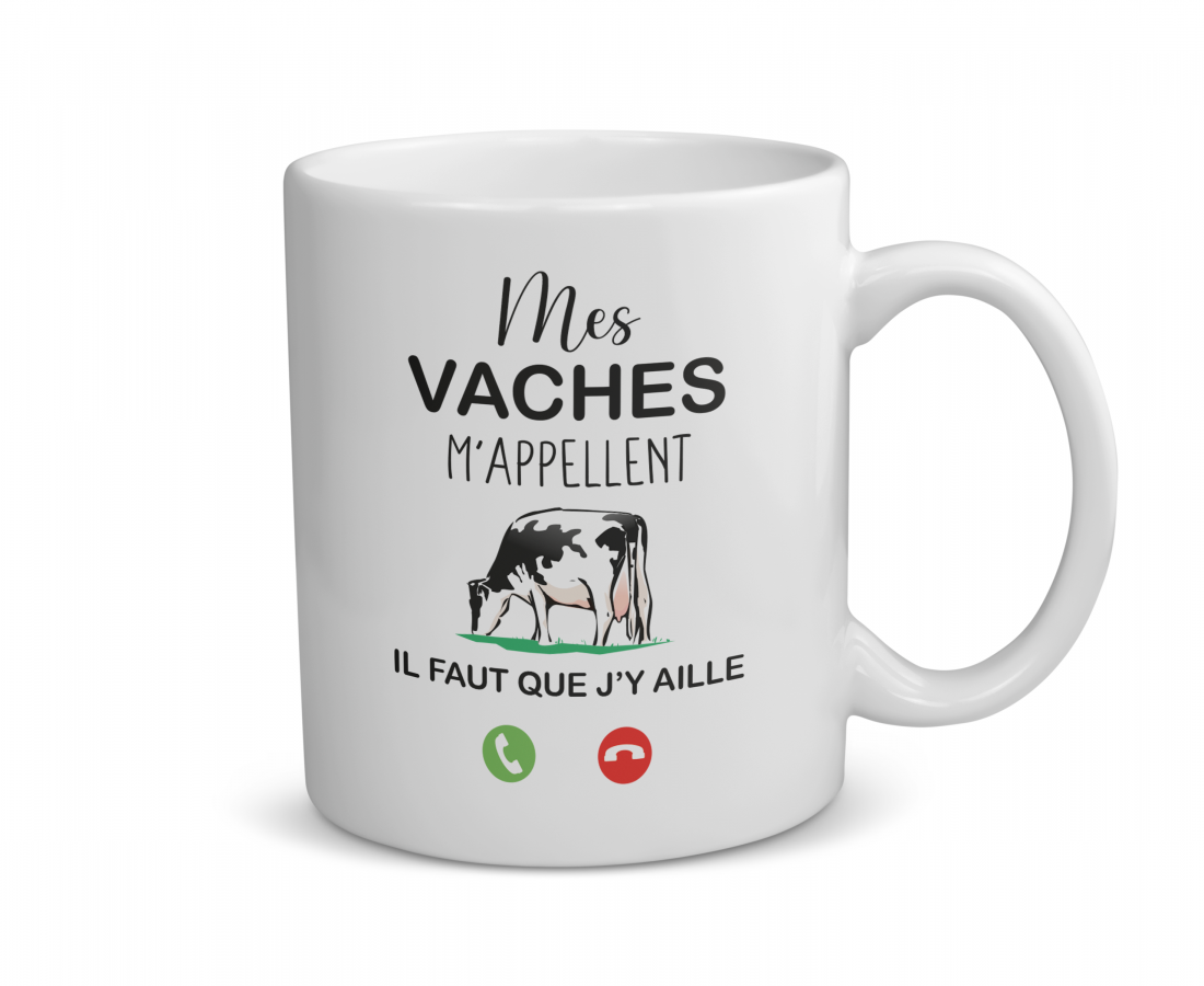 Mug céramique | Mes vaches m’appellent…