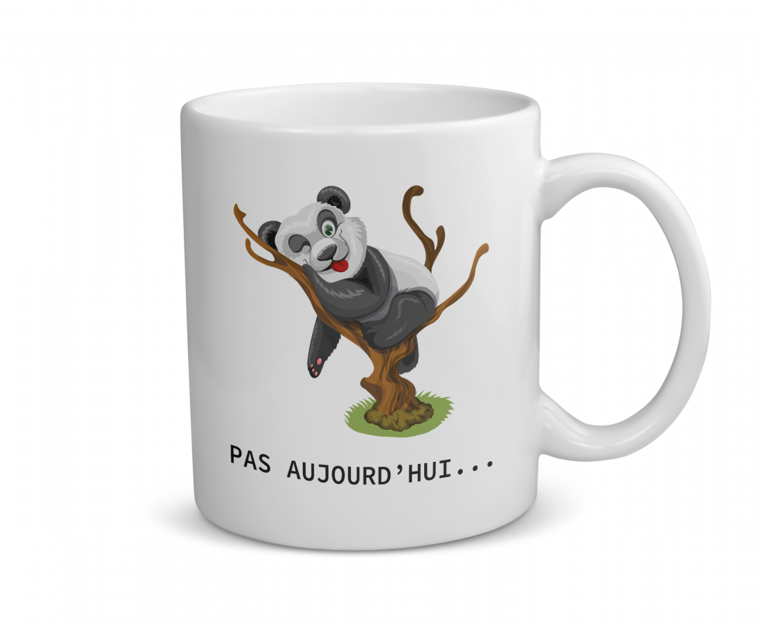 Mug céramique | Panda pas aujourd’hui