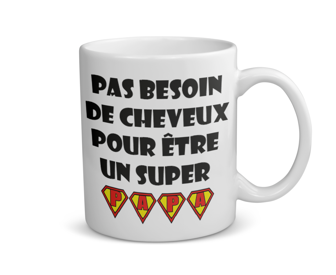 Mug céramique | Pas besoin de cheveux