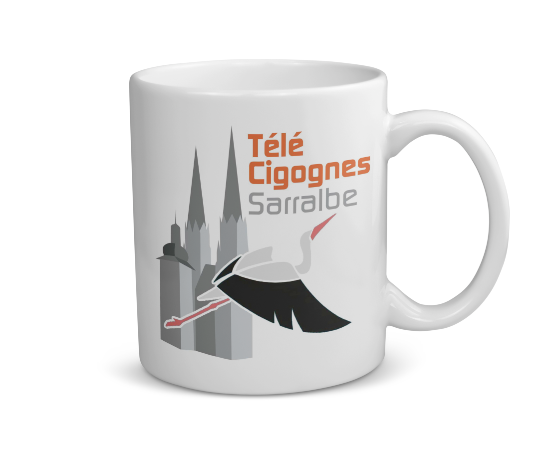 Mug céramique | Télé Cigognes église