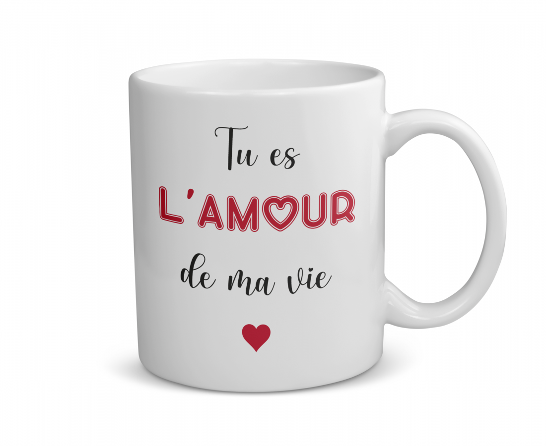 Mug céramique | Tu es l’amour de ma vie