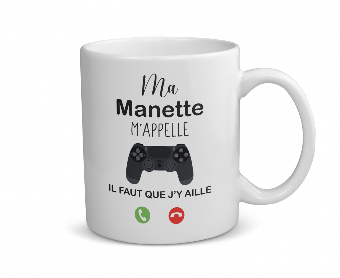 Mug céramique | Ma manette m’appelle…