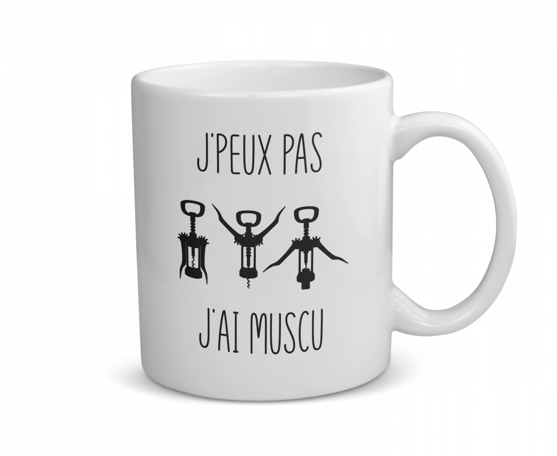 Mug céramique | J’peux pas j’ai muscu